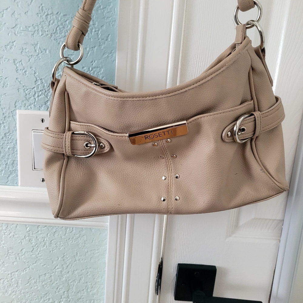 Tan Rosetti purse